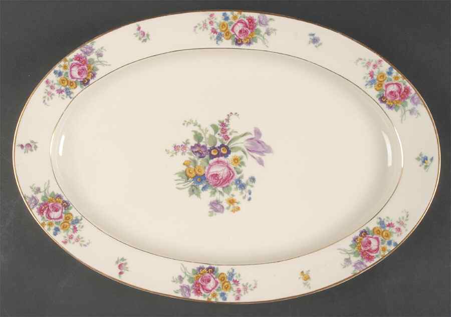 Dresden 14" Oval Serving Platter by Hutschenreuther-1