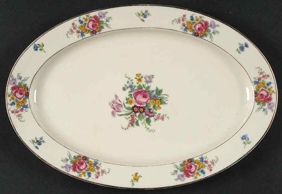 Dresden 12" Oval Serving Platter by Hutschenreuther-1