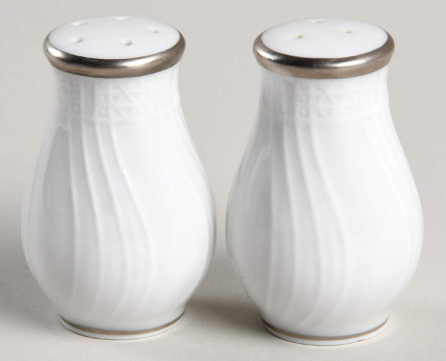 Dresden Platinum Salt & Pepper Set by Hutschenreuther-1