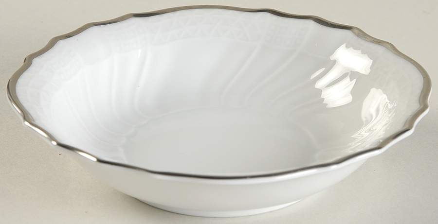 Dresden Platinum Fruit/Dessert (Sauce) Bowl by Hutschenreuther-1