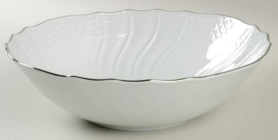 Dresden Platinum 10" Round Vegetable Bowl by Hutschenreuther-1