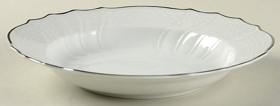 Dresden Platinum Rim Soup Bowl by Hutschenreuther-1