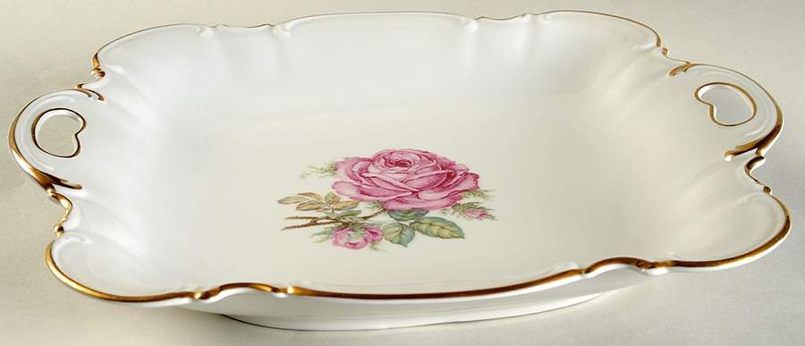 The Dundee Square Handled Cake Plate by Hutschenreuther-1