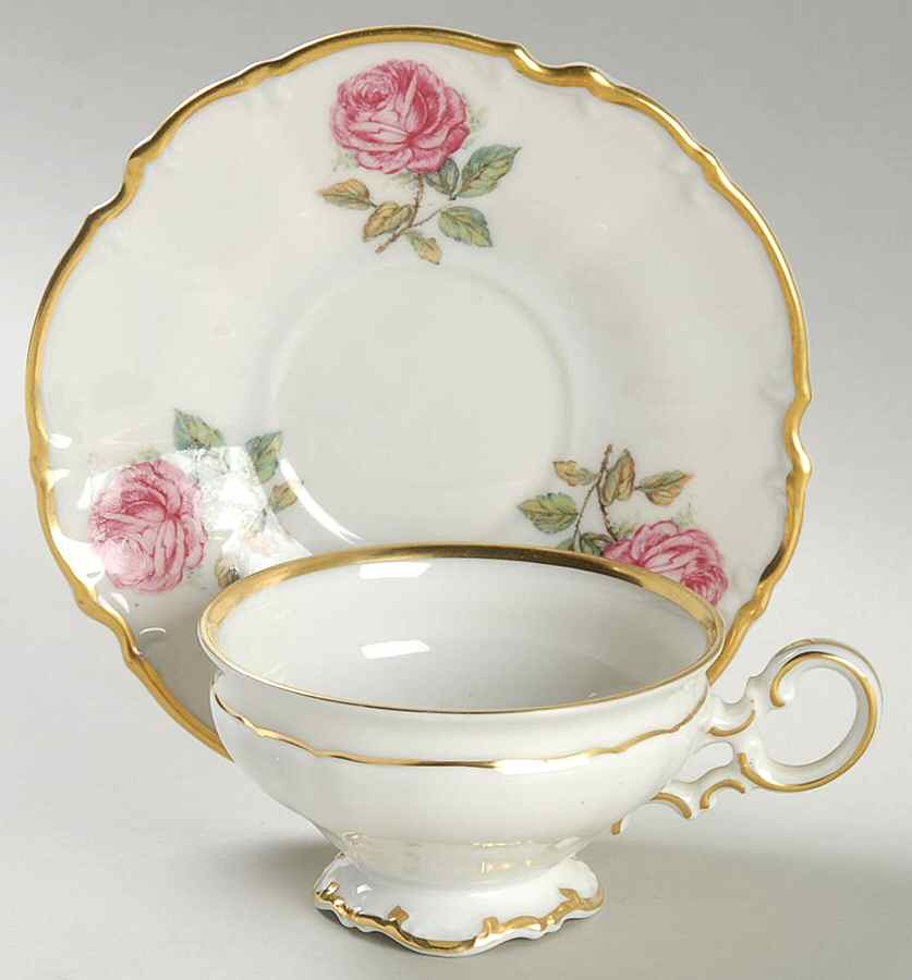 The Dundee Footed Demitasse Cup & Saucer Set by Hutschenreuther-1