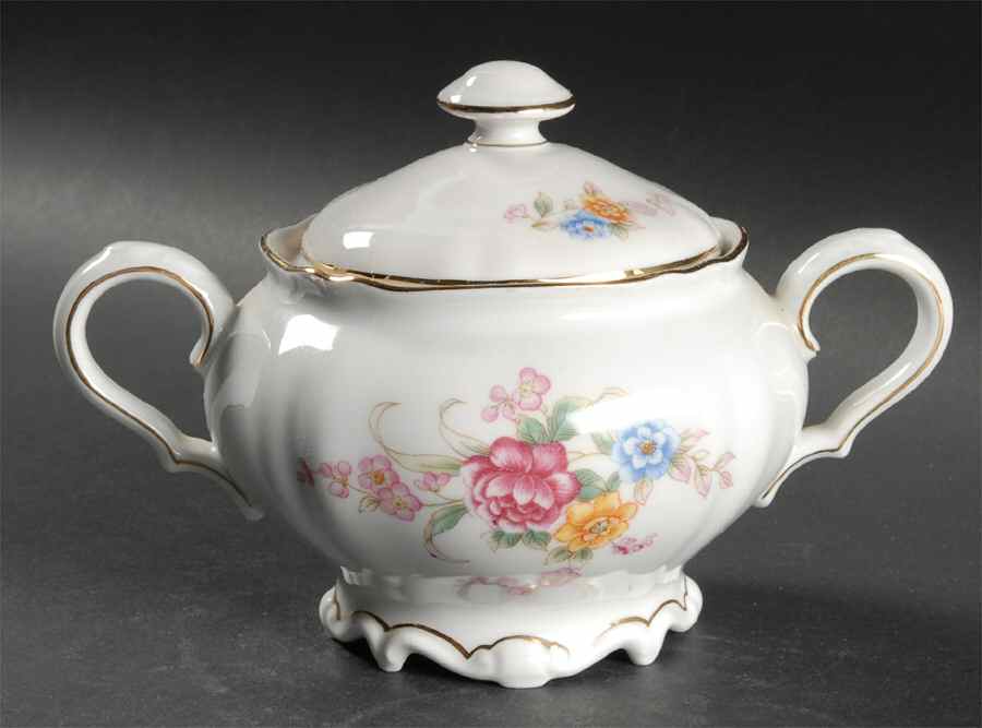 The Eaton Sugar Bowl & Lid by Hutschenreuther-1