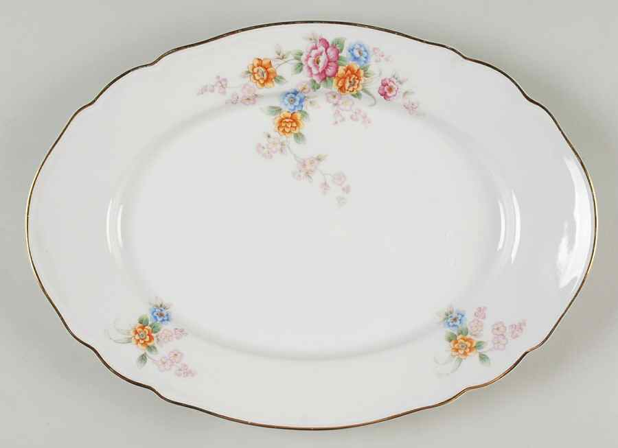 The Eaton 12" Oval Serving Platter by Hutschenreuther-1
