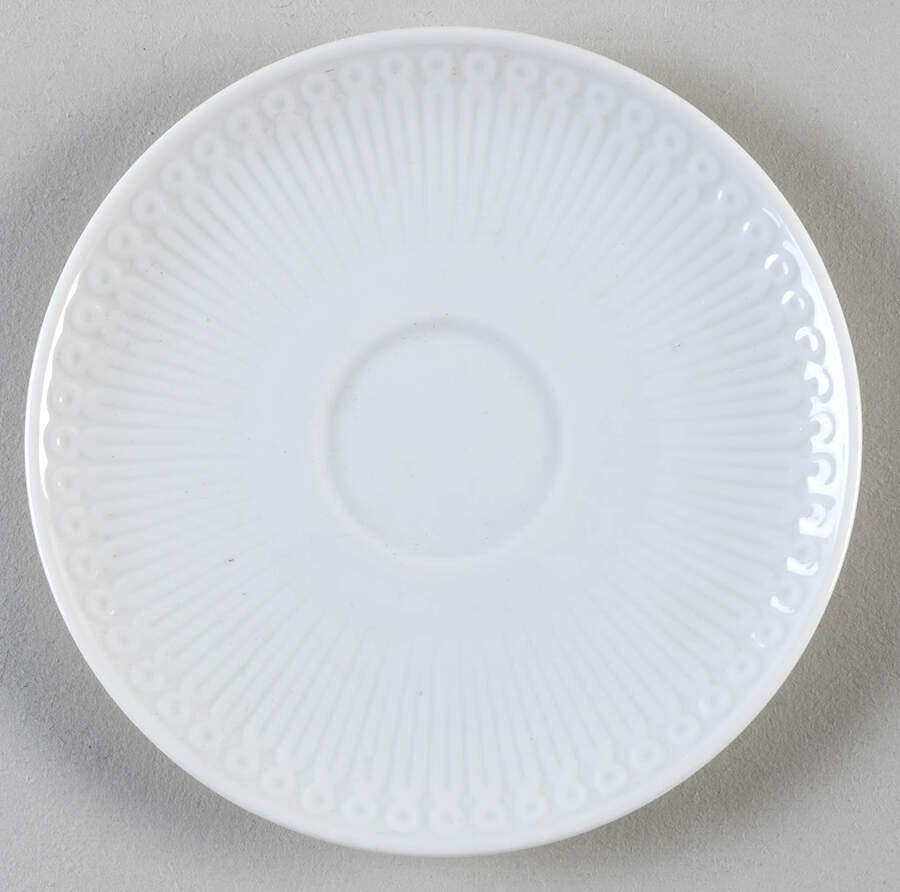 Elite White Saucer for Demitasse Cup by Hutschenreuther-1