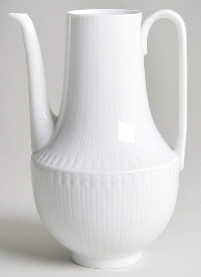 Elite White Coffee Pot No Lid by Hutschenreuther-1