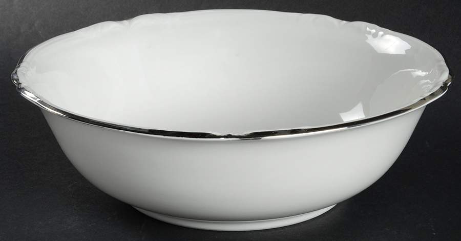 Empress Platinum 9" Round Vegetable Bowl by Hutschenreuther-1