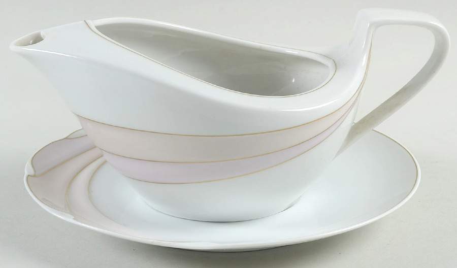 En Vogue Gravy Boat & Underplate by Hutschenreuther-1