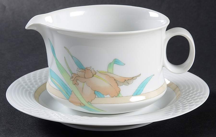 Estoril Gravy Boat & Underplate by Hutschenreuther-1