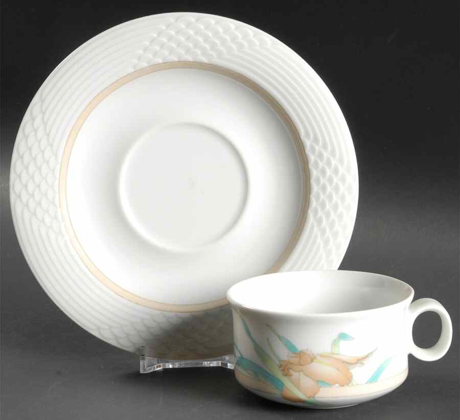 Estoril Flat Cup & Saucer Set by Hutschenreuther-1