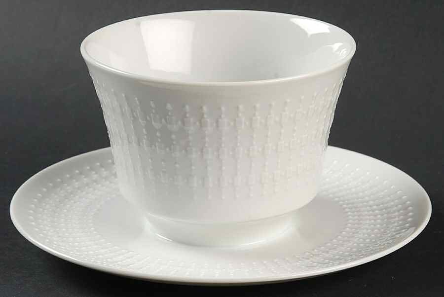 Etude Gravy Boat with Attached Underplate by Hutschenreuther-1