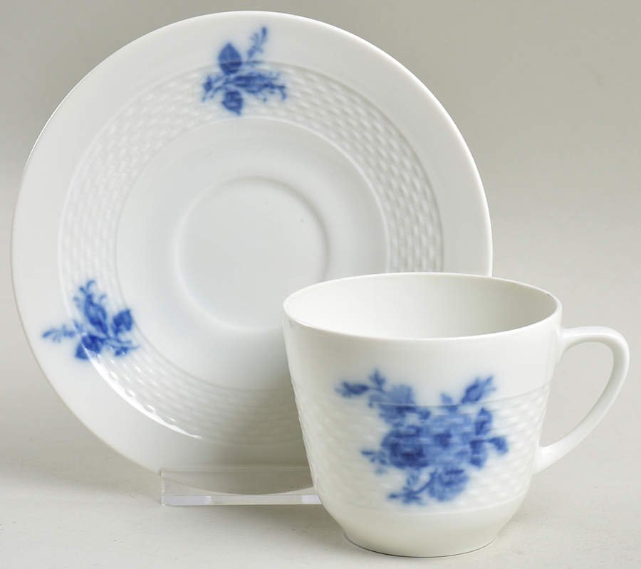 Evensong Flat Cup & Saucer Set by Hutschenreuther-1