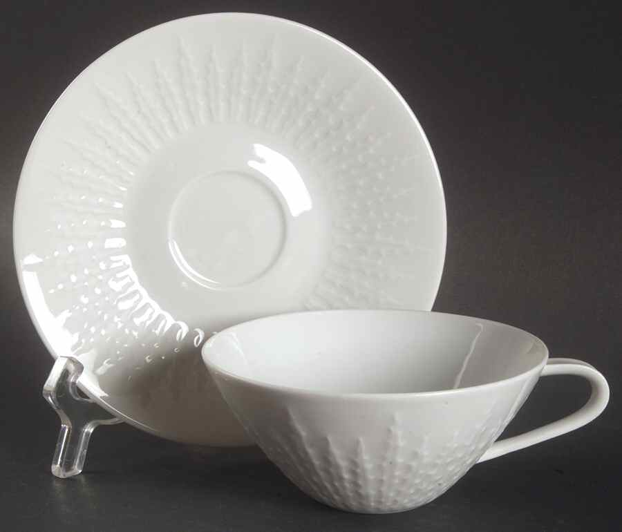 Exzellenz Flat Cup & Saucer Set by Hutschenreuther-1