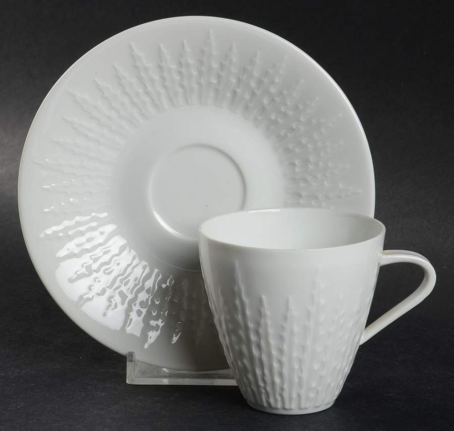 Exzellenz Flat Cup & Saucer Set by Hutschenreuther-1