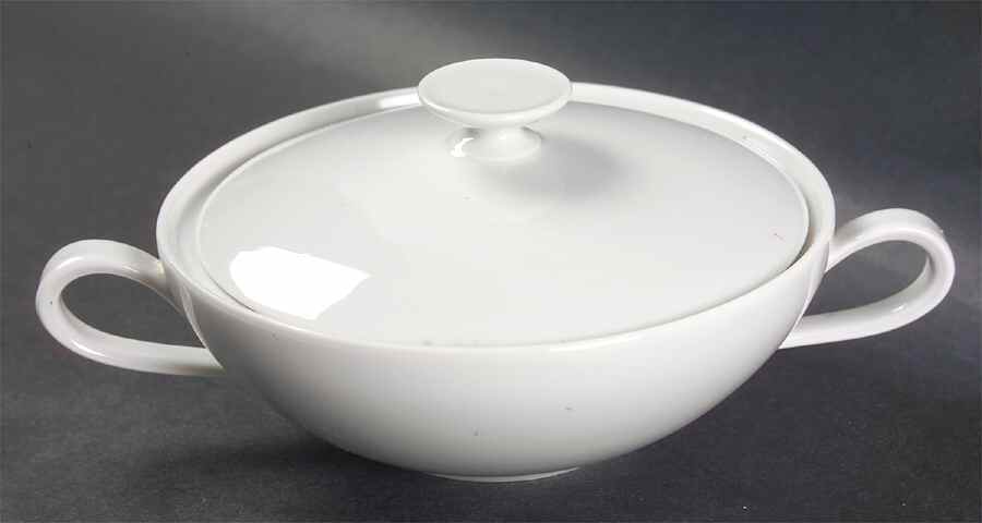 Favorit (Undecorated) Sugar Bowl & Lid by Hutschenreuther-1