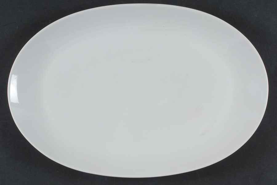 Favorit (Undecorated) 13" Oval Serving Platter by Hutschenreuther-1