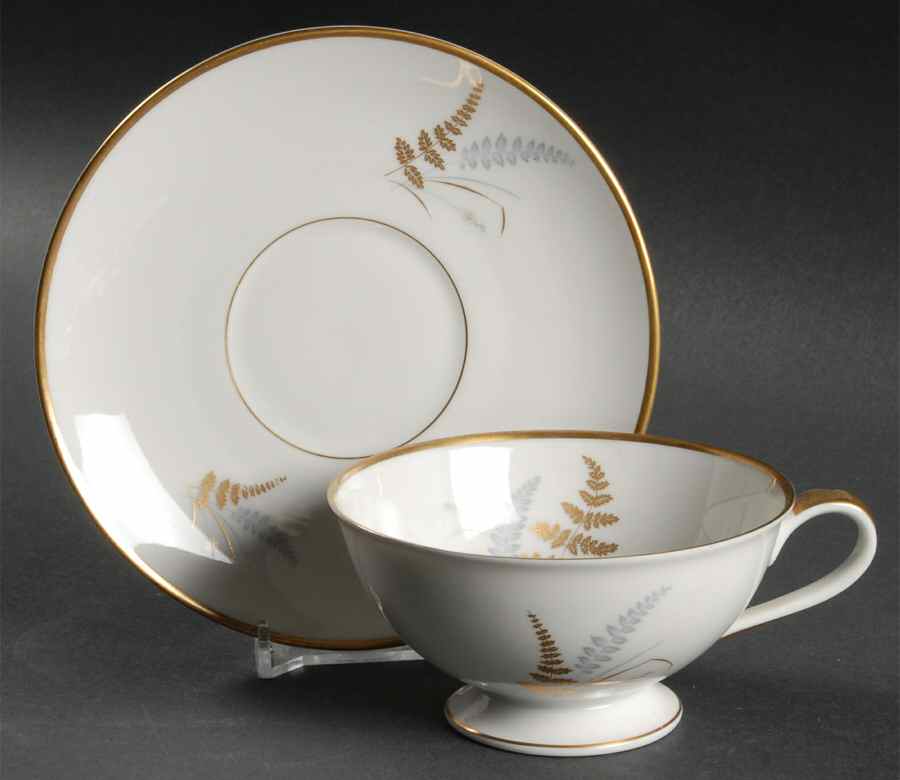 The Ferndale Footed Cup & Saucer Set by Hutschenreuther-1