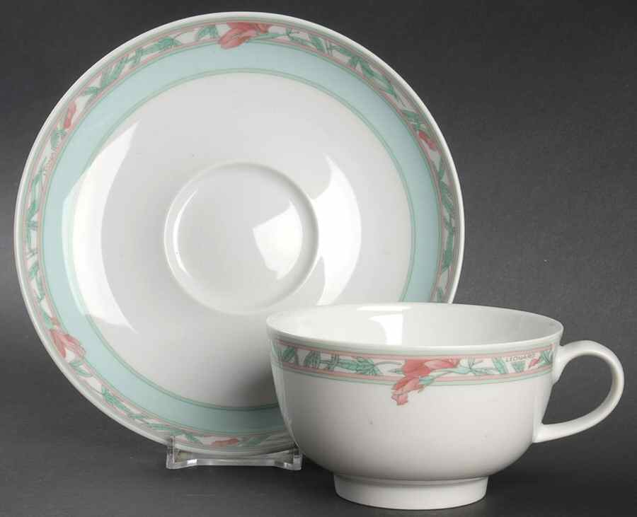 Ferrara (Galleria Shape) Breakfast Cup & Saucer Set by Hutschenreuther-1