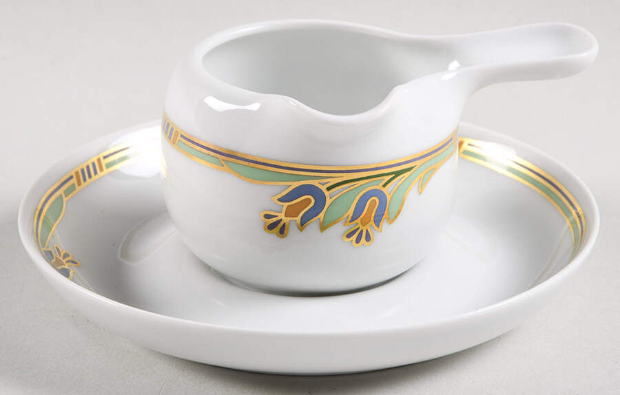 Firenze (Tavola, Older) Gravy Boat & Underplate by Hutschenreuther-1