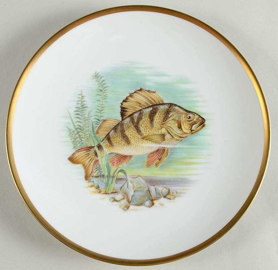 Fish Salad Plate by Hutschenreuther-1