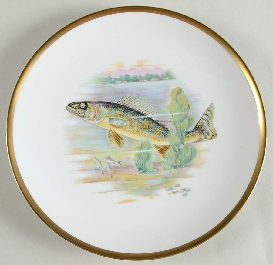 Fish Salad Plate by Hutschenreuther-1