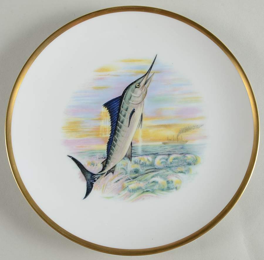 Fish Salad Plate by Hutschenreuther-1