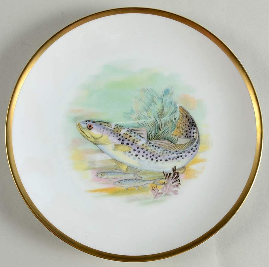 Fish Salad Plate by Hutschenreuther-1