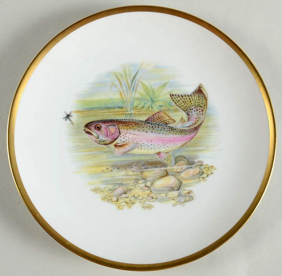 Fish Salad Plate by Hutschenreuther-1