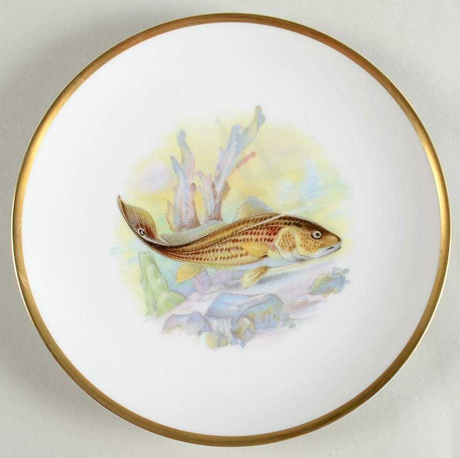 Fish Salad Plate by Hutschenreuther-1