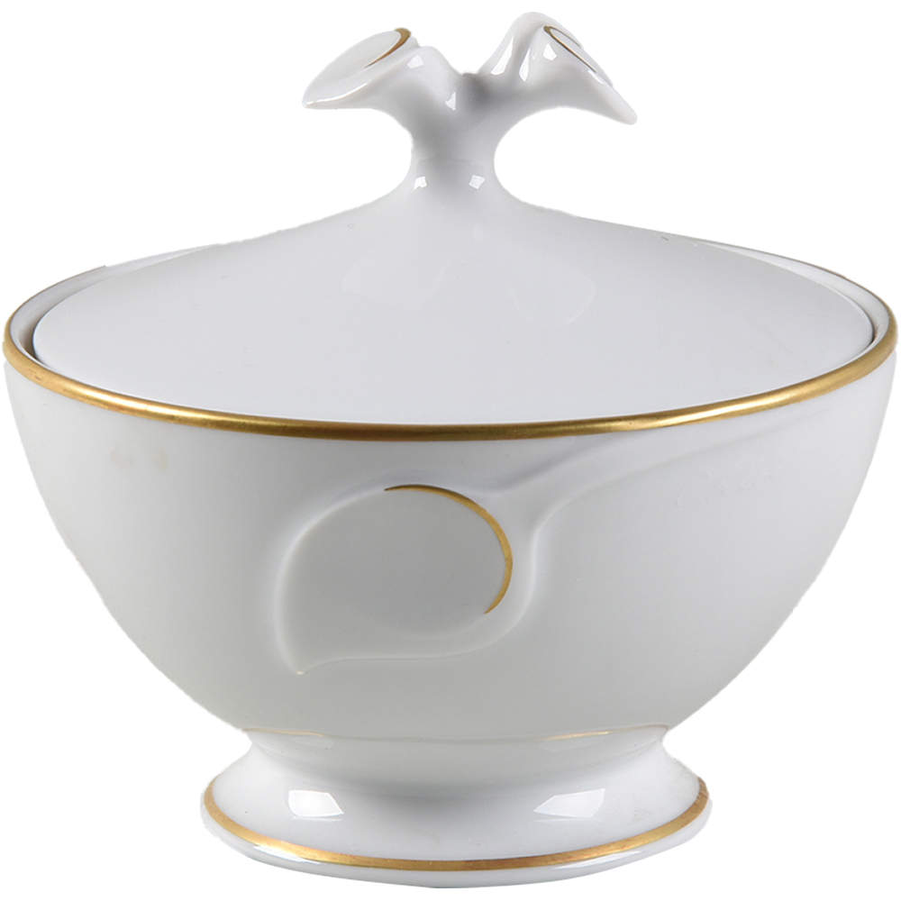 Fleuron Gold Mini Sugar Bowl & Lid by Hutschenreuther-1