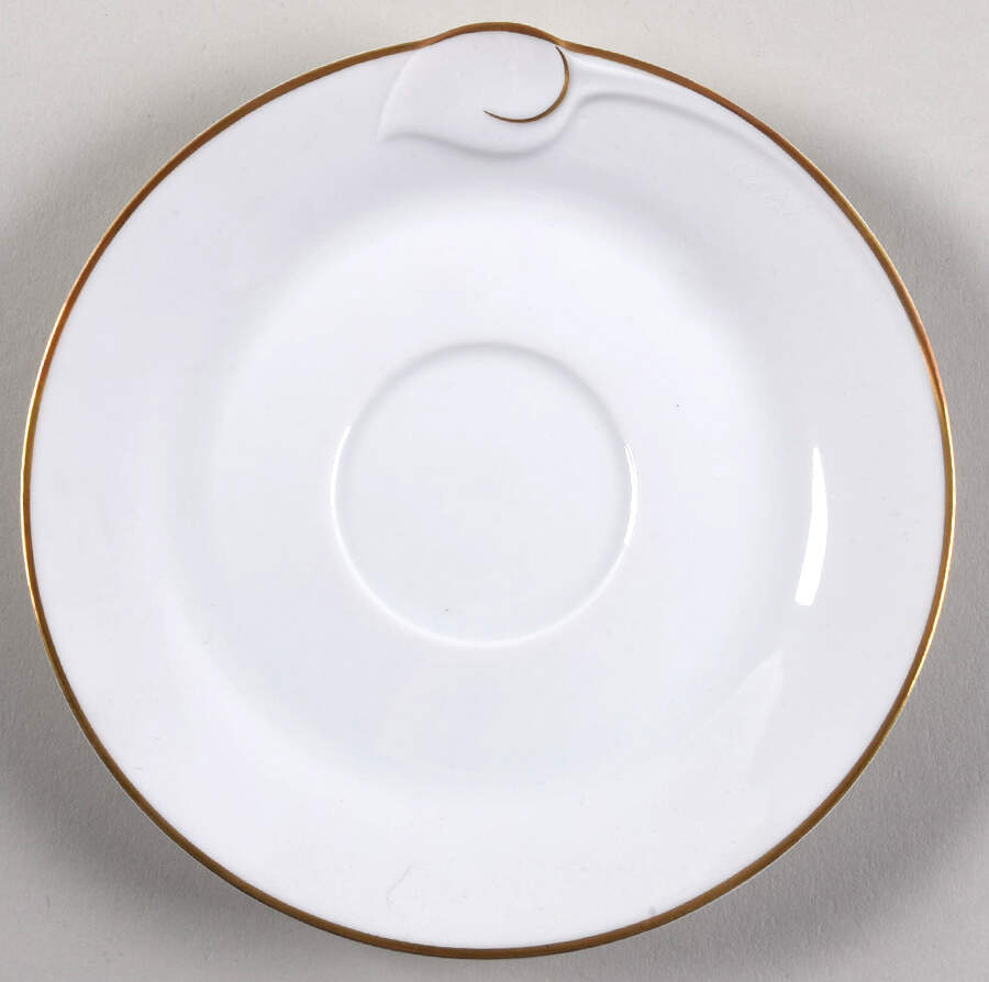 Fleuron Gold Saucer for Footed Cup by Hutschenreuther-1