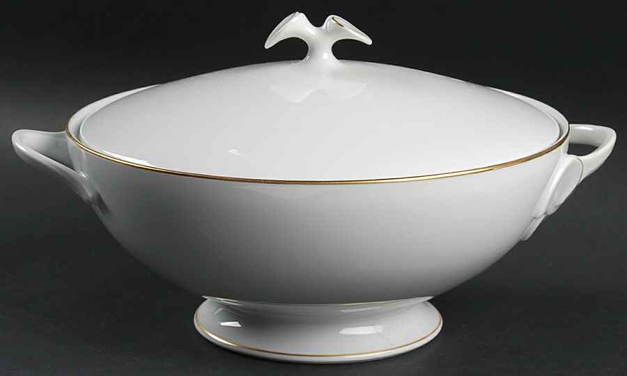 Fleuron Gold Round Covered Vegetable by Hutschenreuther-1