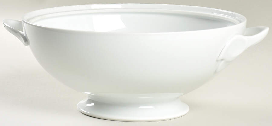 Fleuron White Lid for Round Vegetable by Hutschenreuther-1