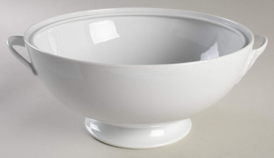 Fleuron White Tureen No Lid by Hutschenreuther-1