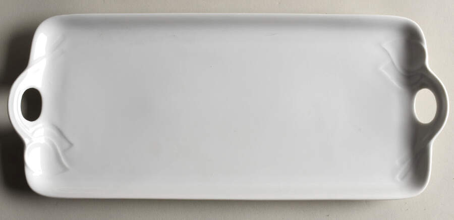 Fleuron White Large Sandwich Tray by Hutschenreuther-1