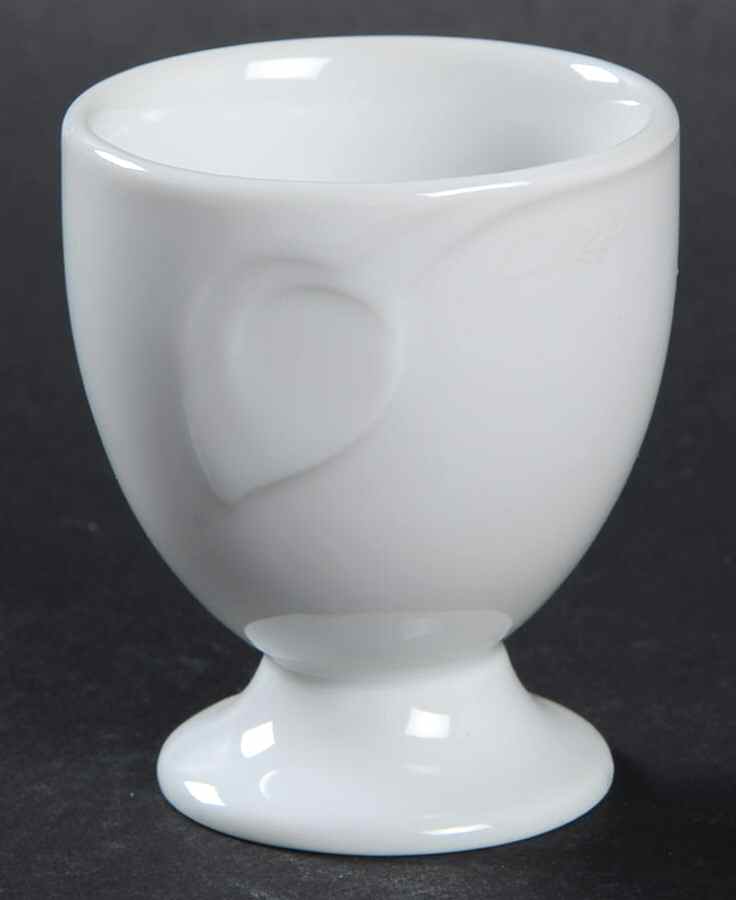 Fleuron White Single Egg Cup by Hutschenreuther-1