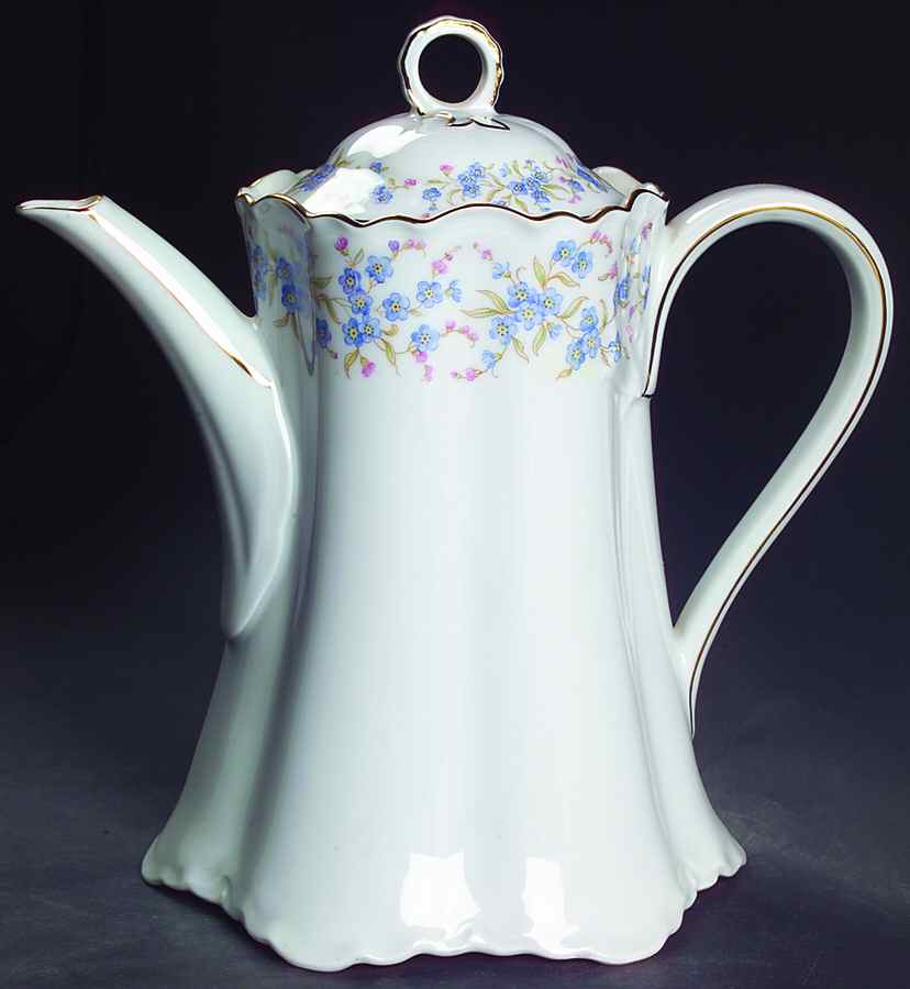 Forget Me Not Coffee Pot & Lid by Hutschenreuther-1