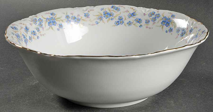 Forget Me Not 10" Round Vegetable Bowl by Hutschenreuther-1