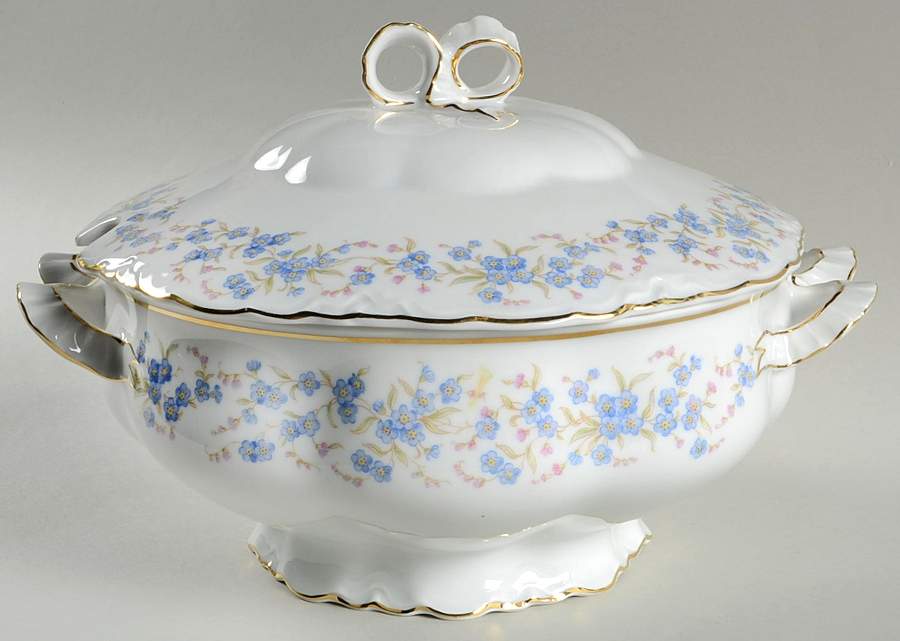 Forget Me Not Tureen &  Lid by Hutschenreuther-1