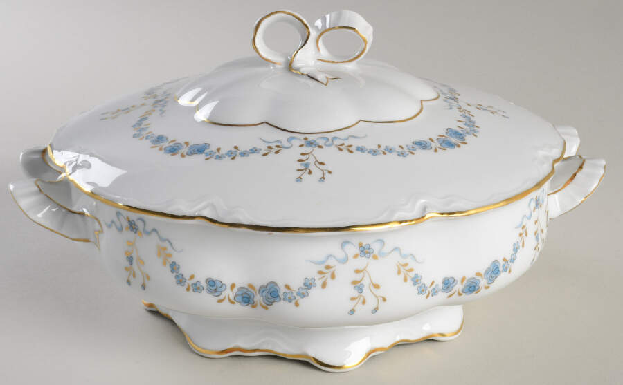Fontainebleau Round Covered Vegetable by Hutschenreuther-1