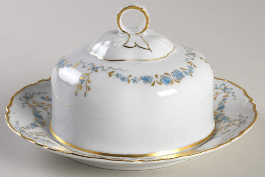 Fontainebleau Round Covered Butter by Hutschenreuther-1
