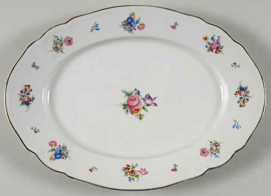 The Franklin 12" Oval Serving Platter by Hutschenreuther-1