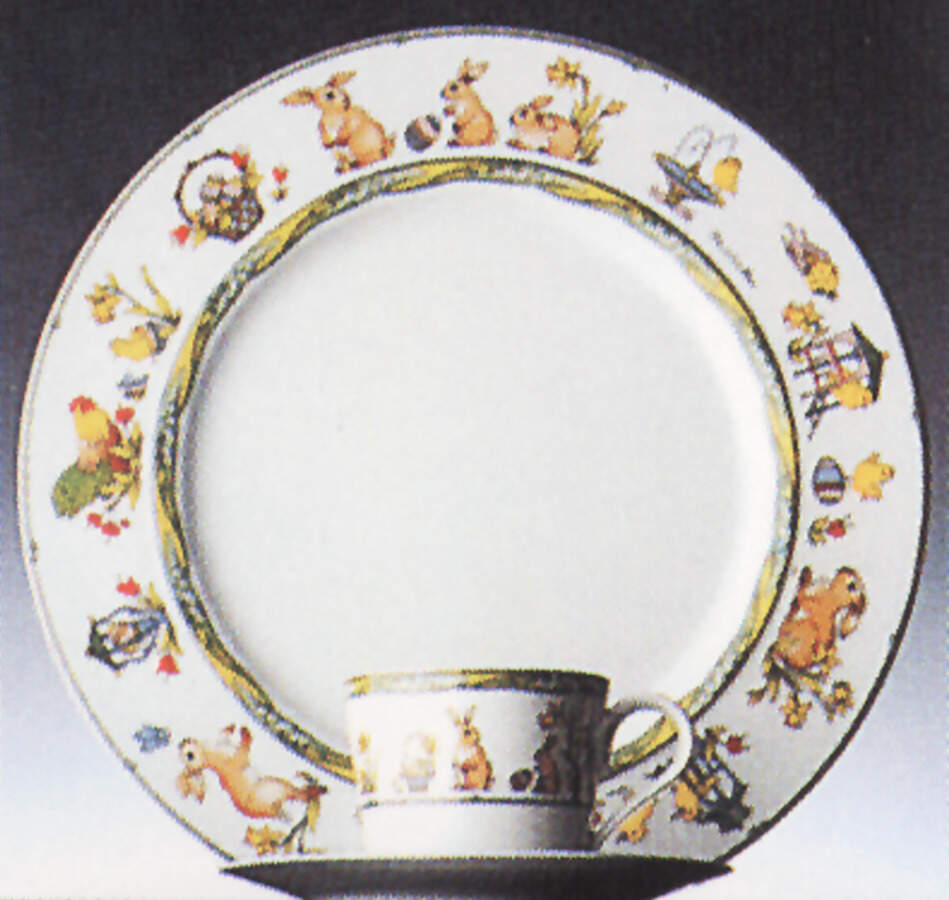 Fruhlings Service Dinner Plate by Hutschenreuther-1