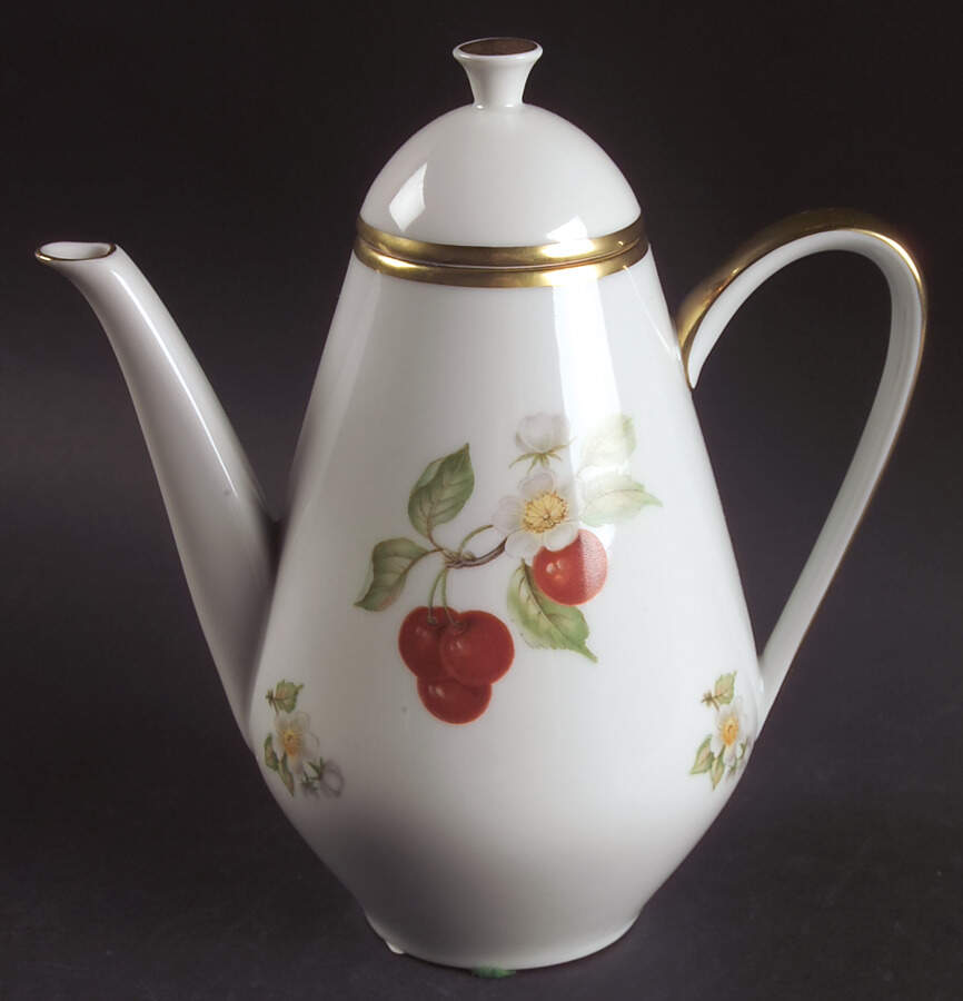 Fruit Mini Coffee Pot & Lid by Hutschenreuther-1