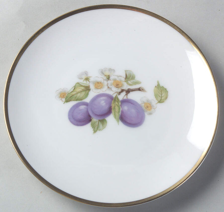 Fruit Bread & Butter Plate by Hutschenreuther-1