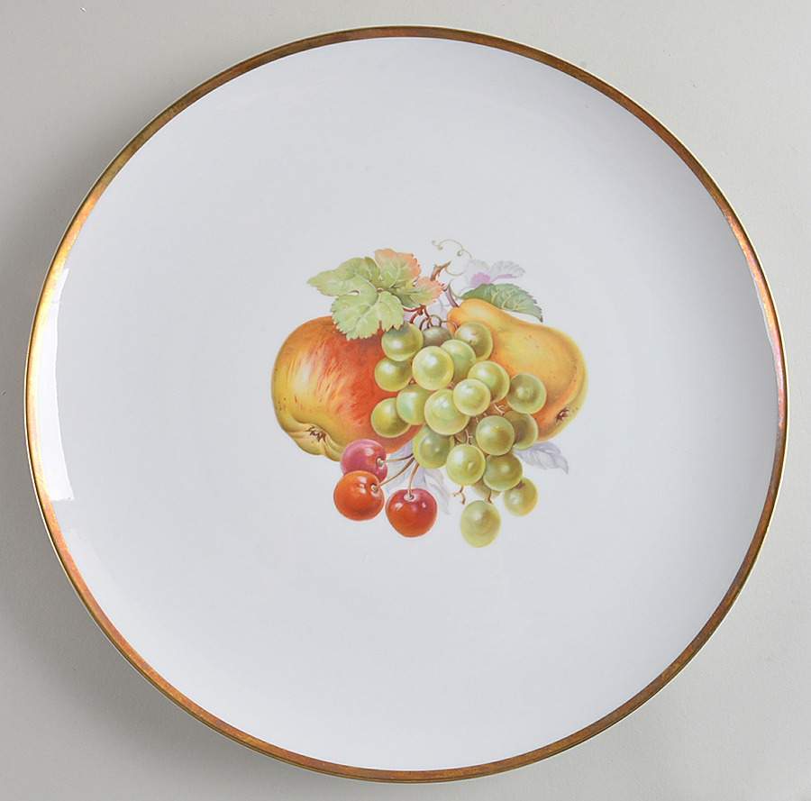 Fruit 13" Chop Plate (Round Platter) by Hutschenreuther-1