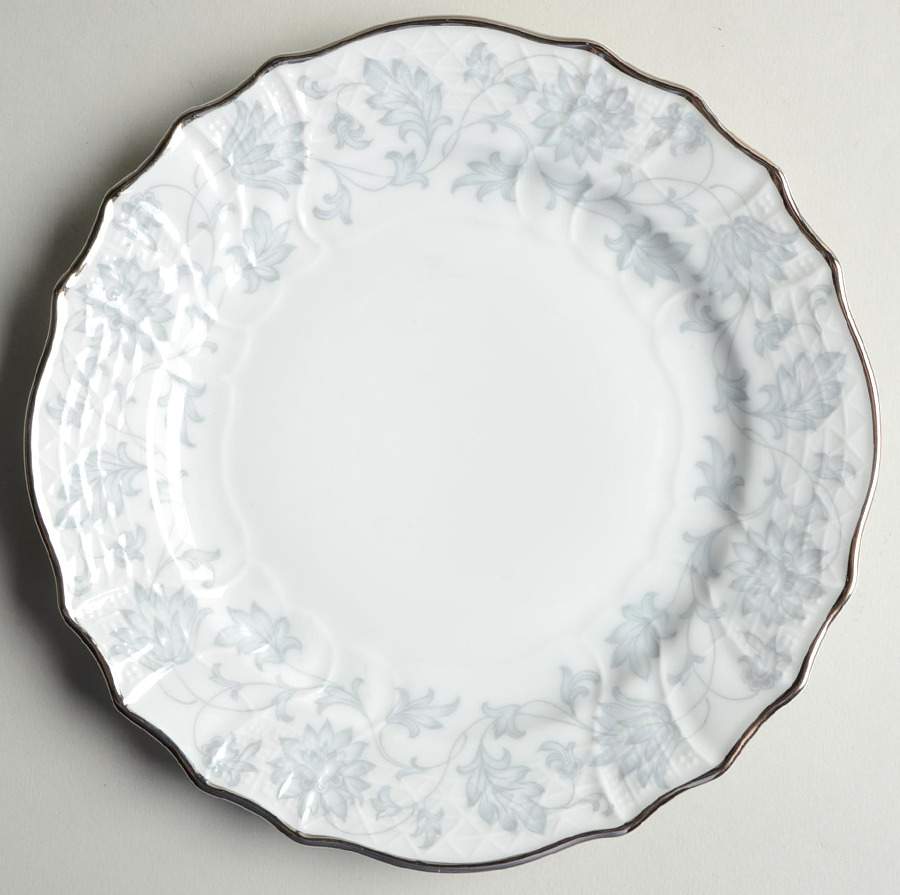 Gray Lace Salad Plate by Hutschenreuther-1