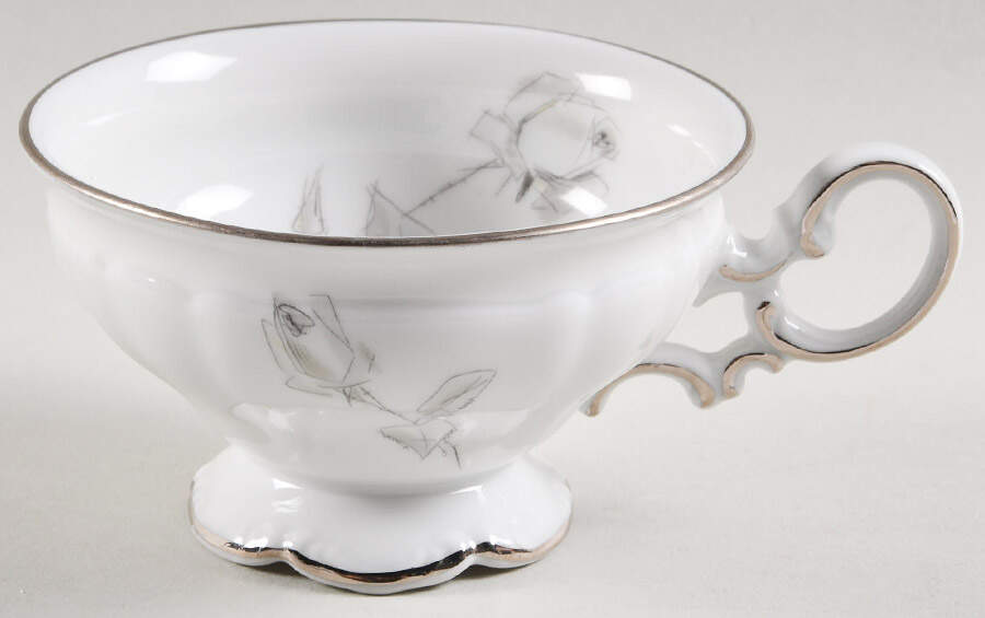 Gray Rose Footed Cup by Hutschenreuther-1